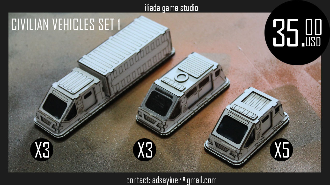 Civilian Vehicles Set [IGS-B300-113]