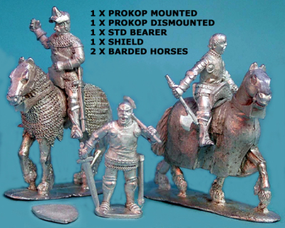 Mounted Knights Unbarded Horses III [1C-KM27]