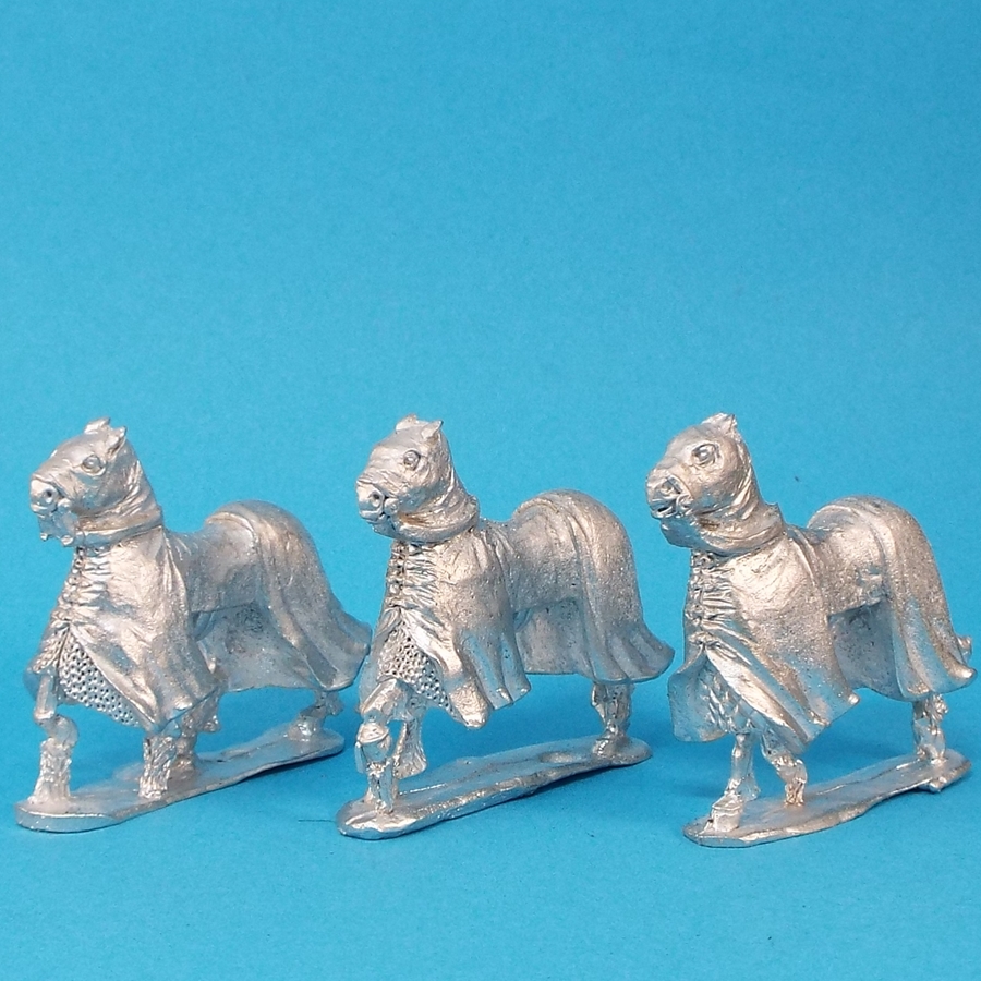 Medieval Barded Horses [1C-MED-H03]