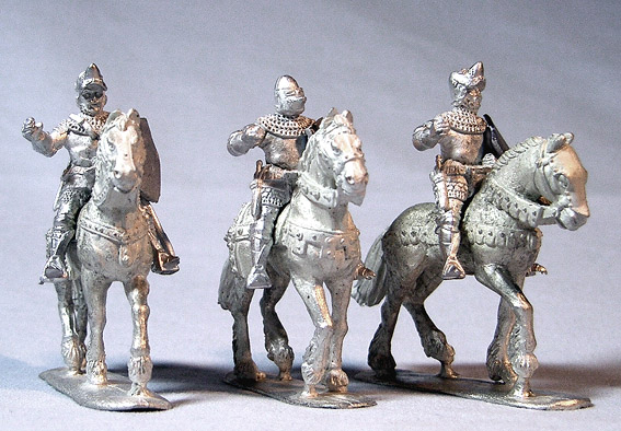 Hussite Mounted Knights Unbarded Horses II [KM-24]