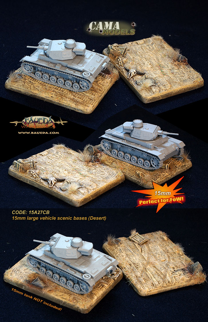 Tank Desert Bases x2 [BA-15A27CB]