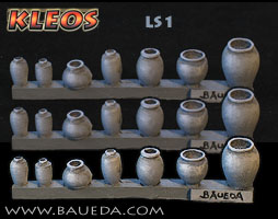 28mm Earthenware Jars and Vases [BA-LS01]