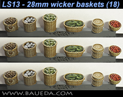 28mm Wicker Baskets [BA-LS13]