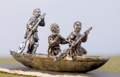Tribesmen in Canoes [BMM-15DDA-115]