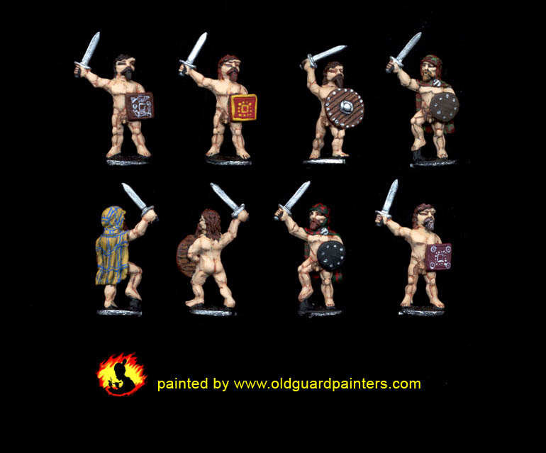 PI8 Fanatics with Sword and Shield (8 Figures)