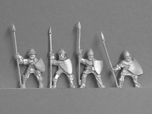 MED010 Knights with shield 1400-50