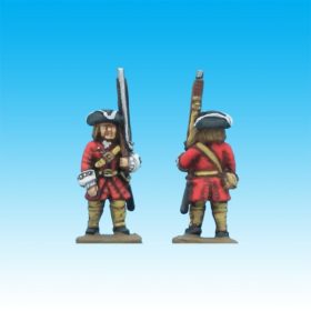 WSS001 Musketeer in tricorne marching