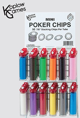 Mini Poker Chip Blue x50 [KOP-13440BL]