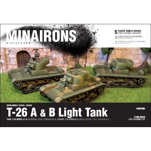 T-26 A&B Light Tank (x5) [MNA-15GEV005]