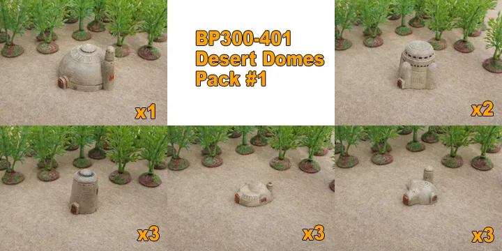 Desert Domes Pack #1 [BRG-BP300-401]