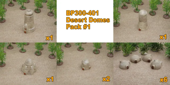 Desert Domes Pack #2 [BRG-BP300-402]