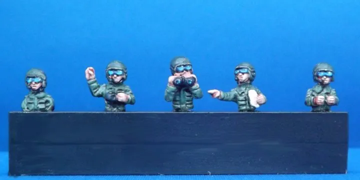 Tank Crew in Helmets x10 [BRG-SF15-006a]