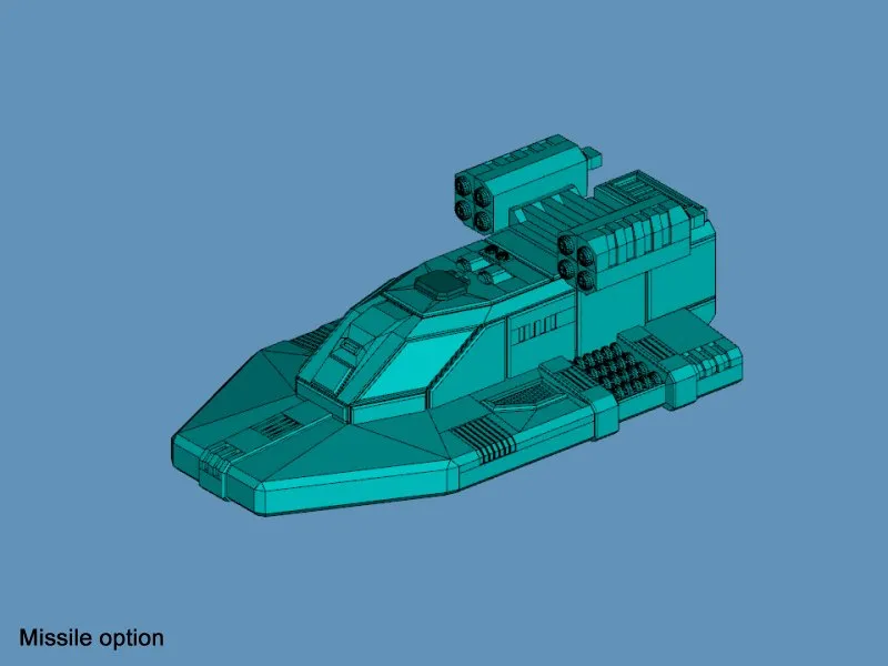 Koala Tank Destroyer, Manta Missile Pod [BRG-SF15-710b]